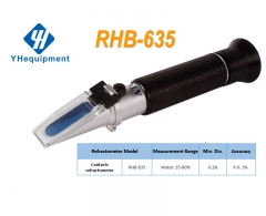 RHB-635 ATC contact lens water 35-80% optical refractometer