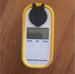 DR-103 Dextran: 0.0--10.6% Fructose: 0.0--68.9% Glucose: 0.0--59.9% Lactose: 0.0--16.5% Maltose: 0.0--15.60% Refractive Index :1 Digital Refractometer