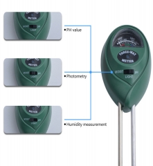 YH-Soil3in1-N 3in1 Soil Moisture Sunlight PH Meter Tester Garden Plant Flower Digital Tester