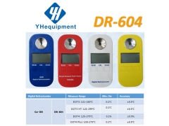 DR-604 DOT3: 121-160℃ DOT3 HT: 121-299℃ DOT4: 125-275℃ DOT4 Plus: 150-275℃ Brake Fluid Tester Digital Refractometer
