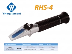 RHS-4 ATC salinity 2-4% (20-40 ppt) 1.015-1.030SG optical refractometer