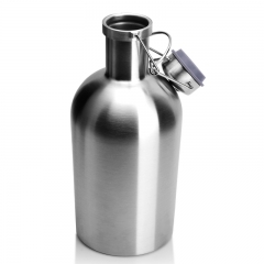 YHB-32 32OZ Stainless Steel Homebrew Beer Growler 1L Secure Swing Top Lid Craft Beer Bottle