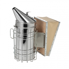 S-2 Stainless steel+ leatheroid Bee Smoker