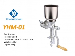 YHM-01 hand craft home brew malt grain wheat mill machine brewed beer machine