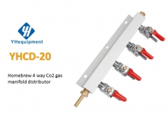 YHCD-20  Homebrew 2/3/4 way Co2 gas manifold distributor