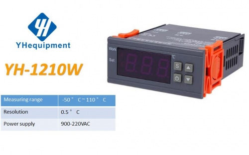 YH-1210W Digital Temperature Controller with Sensor Thermostat with Heater and Cooler
