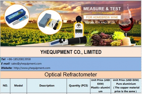 Refractometer price list