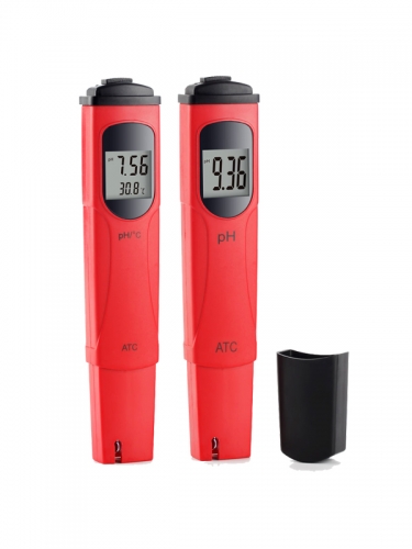 YH-009 (III) High Accuracy Pen type pH Temperature Meter Tester dual display ATC
