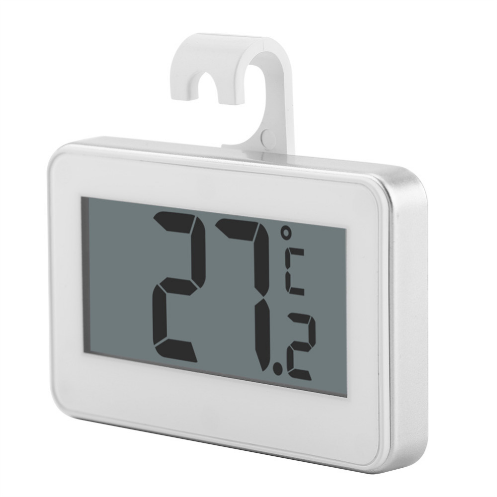 2pcs Magnetic Digital Refrigerator Freezer Thermometer Fridge Large LCD  Display