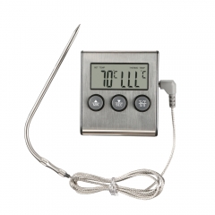 YH-289 Digital Oven Thermometer Kitchen Food Cooking Meat BBQ Probe Thermometer With Timer Water Milk Temperature Cooking Tools