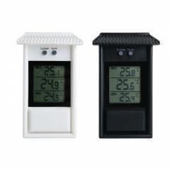 Waterproof Thermometer Garden GreenHouse Wall Temperature Measurement Max Min Value Display -20~50C