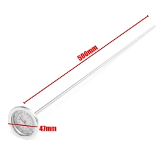 YH-S08  20in Compost Soil Thermometer Premium Stainless Steel Metal Probe Length 500MM