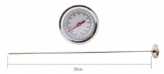 YH-S08  20in Compost Soil Thermometer Premium Stainless Steel Metal Probe Length 500MM
