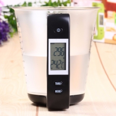 YHS-LB01 Measuring Cup Kitchen Scales Digital Beaker Libra Electronic Tool Scale with LCD Display Temperature Measurement Cups