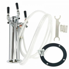 YHBT-03 Triple 3 Tap Draft Beer Tower Bar Homebrew Kegerator