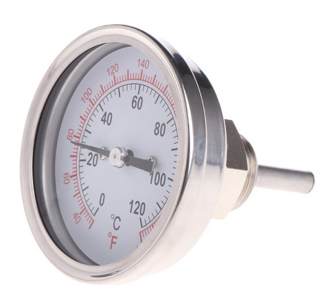 dial bi-metal thermometer oil boiler steam