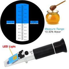 LED-RHF-30 10-30% Water honey optical refractometer