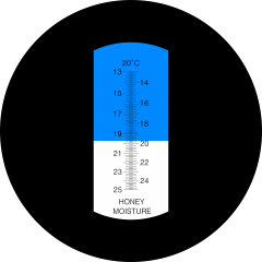LED-RHF-25 13-25% Water honey optical refractometer