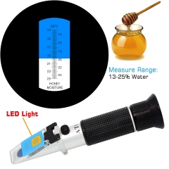 LED-RHF-25 13-25% Water honey optical refractometer