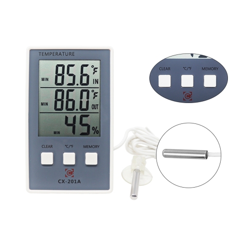 Buy Wholesale China Digital Hygrometer Indoor Outdoor Temperature And  Humidity Monitor Cx-201a & Thermometer Hygrometer Indoor Room at USD 2.25