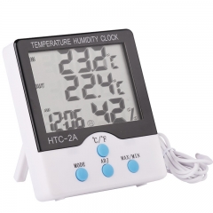 HTC-2A Electronic Digital Room In and Out Temperature Humidity Meter Thermometer Hygrometer