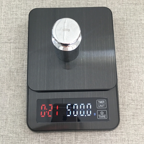 YHDS-309 2019 new Mini LED Digital Electronic Drip Coffee Scale with Timer 3kg 5kg 0.1g Digital coffee weight Household Drip Scale Timer