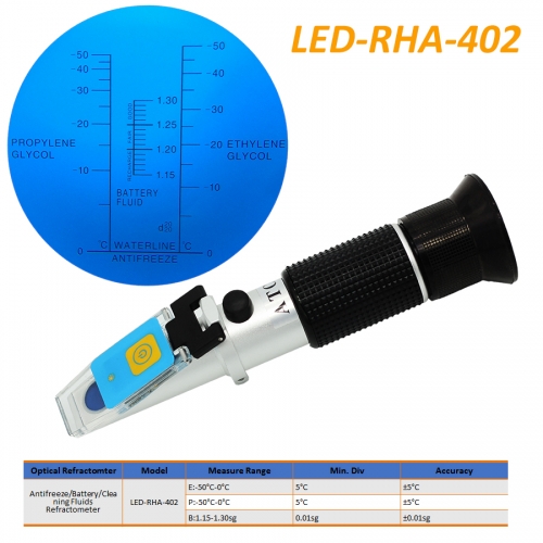 LED-RHA-402 ATC E-50C-0C  P-50C-0C  B1.15-1.30sg  optical refractometer
