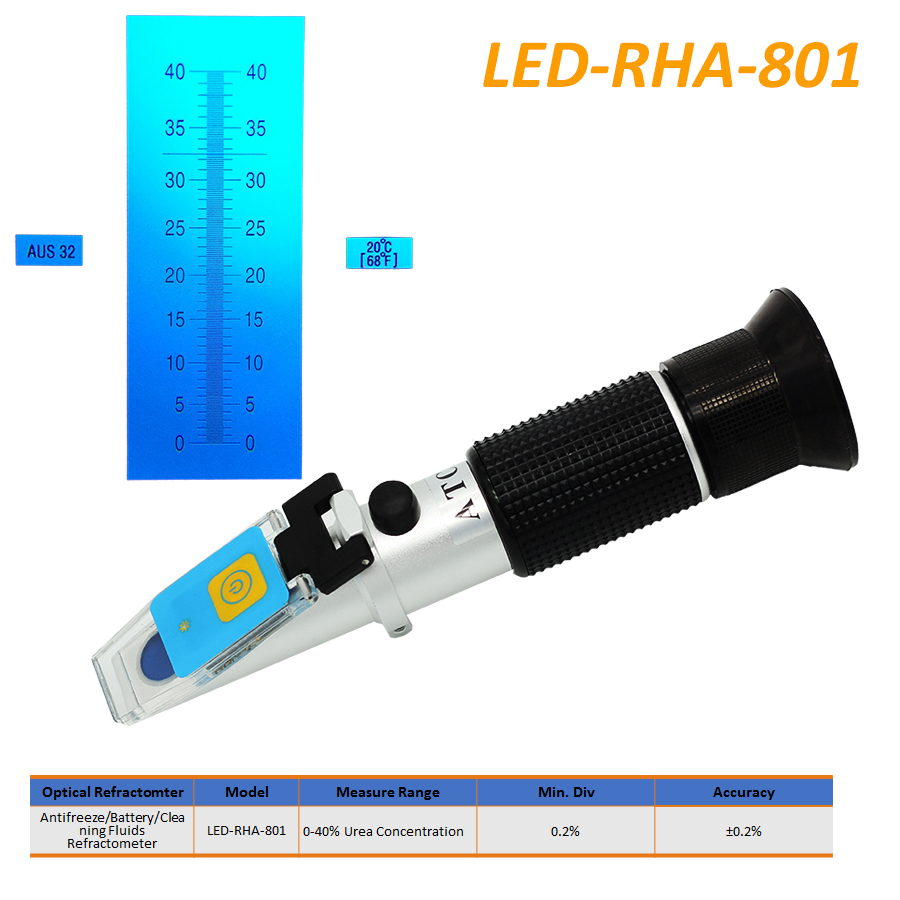 LED-RHA-801 ATC DEF 0%-40% Urea Concentration optical refractometer,LED ...