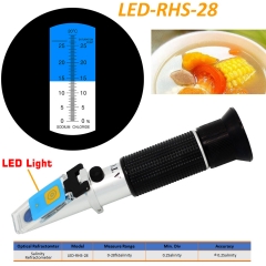 LED-RHS-28 ATC salinity 0-28% optical refractometer