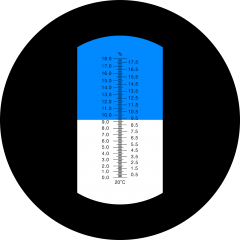 LED-RHB-18 ATC Brix 0-18% optical refractometer