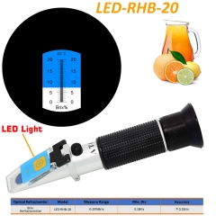 LED-RHB-20 ATC Brix 0-18% optical refractometer