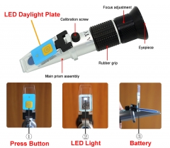 LED-RHB-82 ATC Brix 45-82% optical refractometer