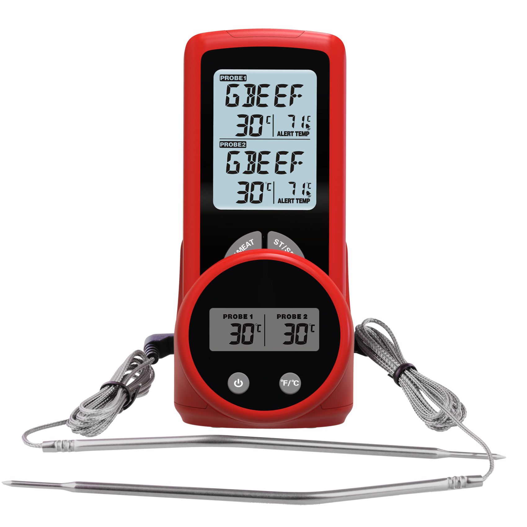 DT-106A Wireless Remote Digital Cooking Food Meat Thermometer with Probe  for Smoker Grill BBQ Thermometer,Digital Thermometer