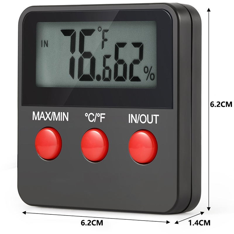YHDTH-74 Digital Aquarium Pet Incubator Thermometer Indoor and