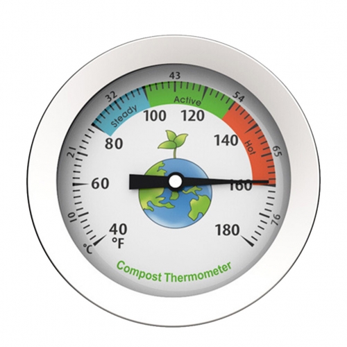 20 Inch Celsius Backyard Compost Thermometer with Digital Composting Gui