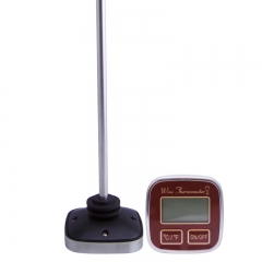 YH-E2 Digital lcd display stainless steel probe cooking food instant read wine thermometer