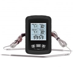 YH-E17 Barbecue dual probe thermometer with alarm function