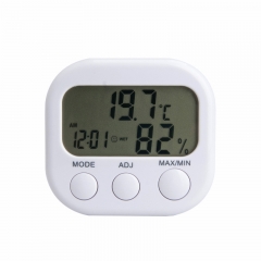 YH-638N Digital LCD Thermometer Humidity Meter Tester Hygrometer Air Temperature Clock home Tool