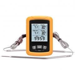 YH-E17 Barbecue dual probe thermometer with alarm function