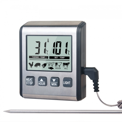 Tp710 Digital Remote Wireless Food Kitchen Oven Thermometer Probe For BBQ Grill Oven Meat Timer