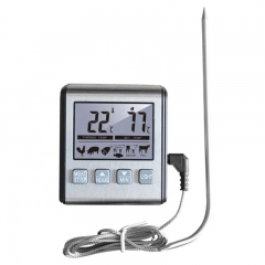 YH-710 Digital Remote Wireless Food Kitchen Oven Thermometer Probe For BBQ Grill Oven Meat Timer Temperature Manually Set