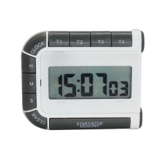 DT-1039 4 sets of time setting multifunctional electronic kitchen countdown timer with clock