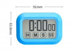 T-201 Touch Screen Kitchen Digital Timer Stopwatch Alarm Clock Magnetic