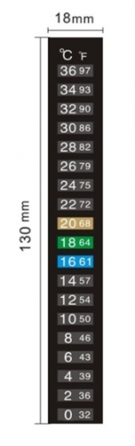 ST-036 Sticker Thermometer 0-36C, 32-97F