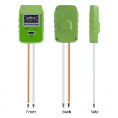 Soil3in1C 3-in-1 Soil PH Meter Soil Moisture/Soil Fertility/Soil PH Soil Detector Garden Flowers Soil Moisture Sensors Garden PH Tester