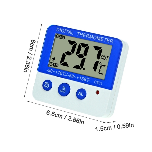 Indoor / Outdoor Thermometer, Fridge / Freezer Thermometer Digital  (Max/Min) – PolyScientific