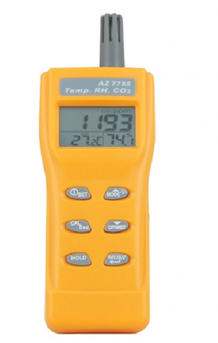 AZ 7755 Handheld Digital CO2 Temperature Humidity Indoor Air Quality Meter
