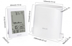 Wireless Rain Meter Gauge Weather Station indoor/outdoor temperature Recorder Pluviometers