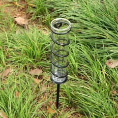 Spiral Glass Pluviometers Rain Water Meter Measuring Decor Measurement
