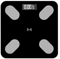 BS02A-180KG 0.1KG Bluetooth Body Fat Scale BMI Scale Smart Electronic ​Scales LED Digital Bathroom Weight Scale Balance Body Composition Analyzer